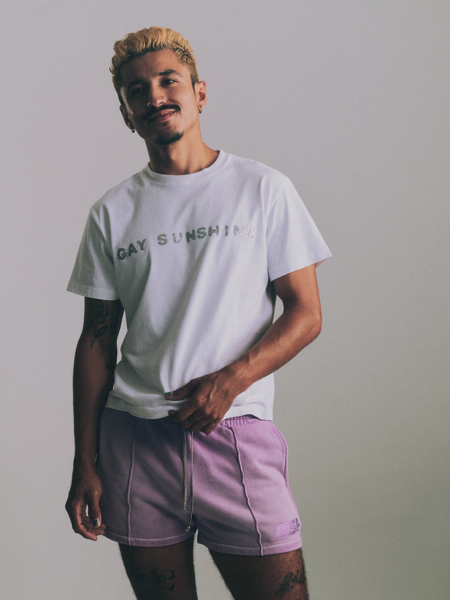 GLITTER LOGO TEE