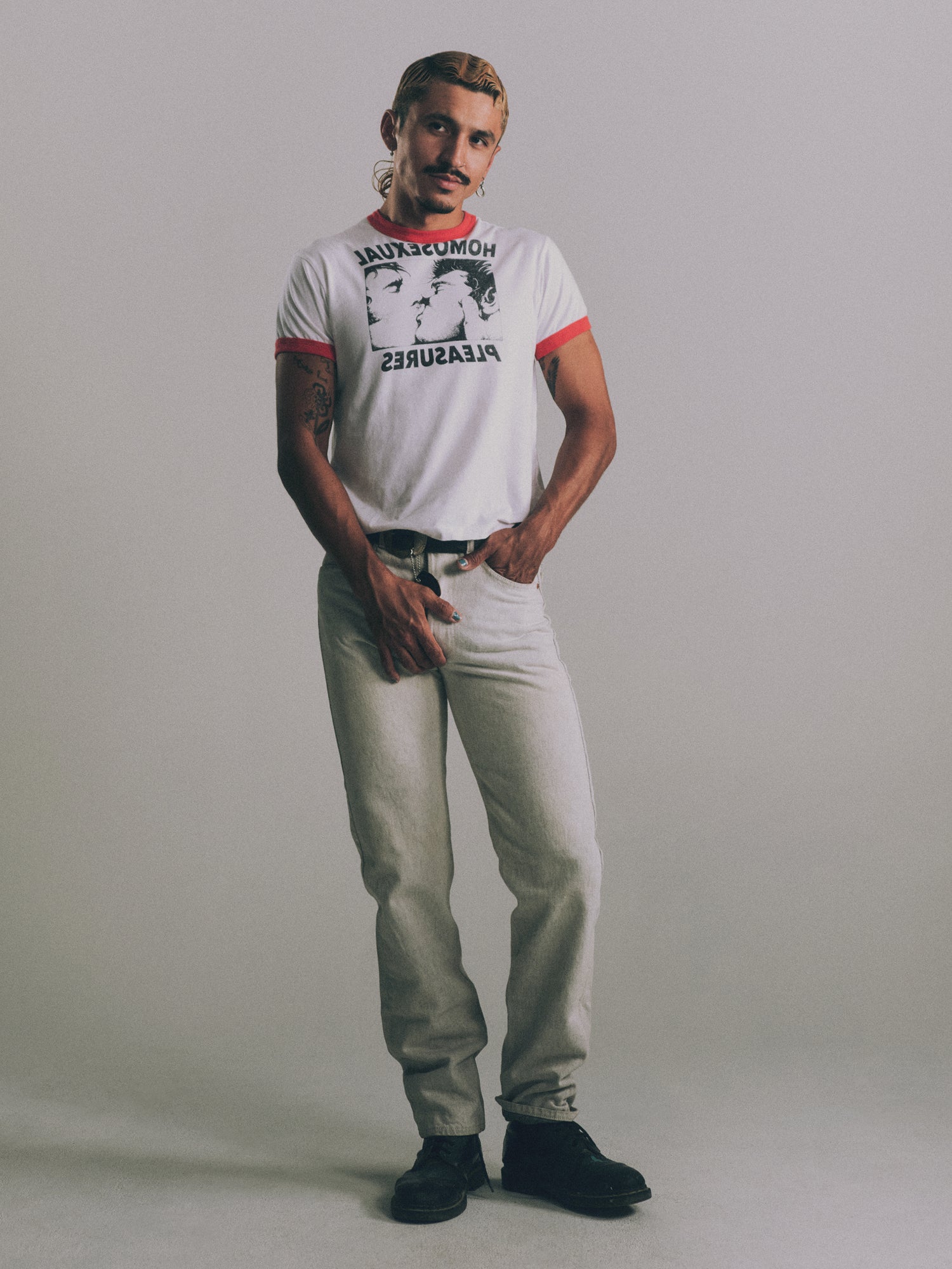 PLEASURES RINGER TEE