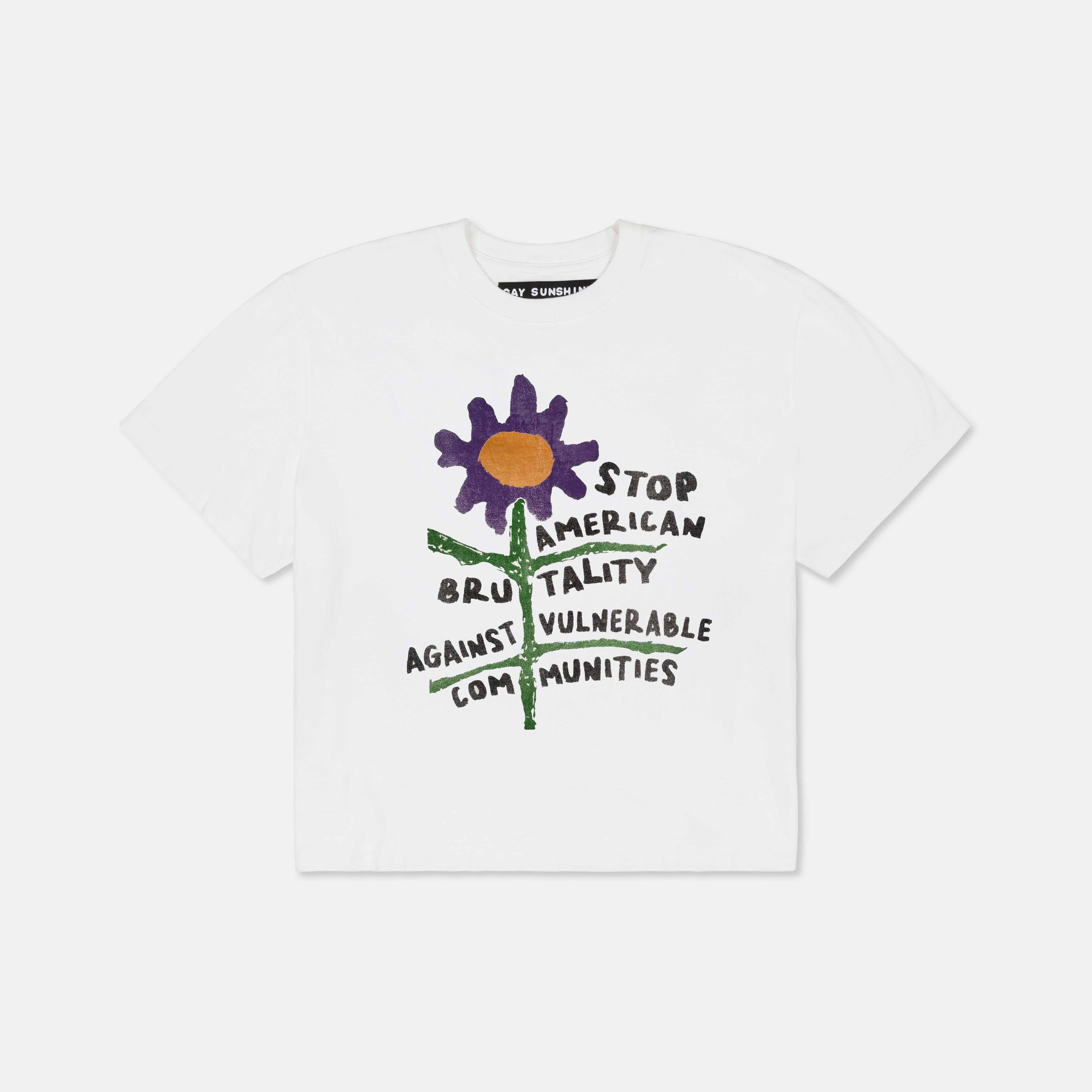 STOP AMERICAN BRUTALITY TEE